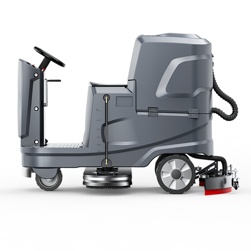 揚子X5駕駛式洗地機側面圖